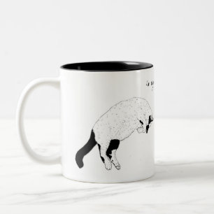 Cat, I'm wasting my life, Animal Mug