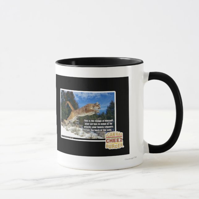 Cat image mug (Right)