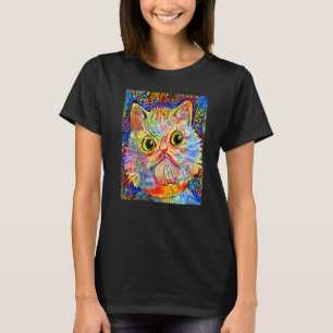 CAT IMPRESSIONIST Kitten Kitty I Am A Cat Mom Dad T-Shirt
