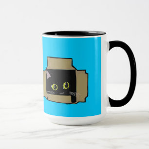 Cat in a Box Mug