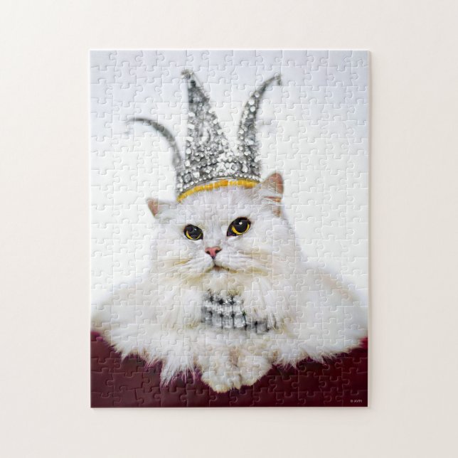 Cat in a Crown Jigsaw Puzzle (Vertical)