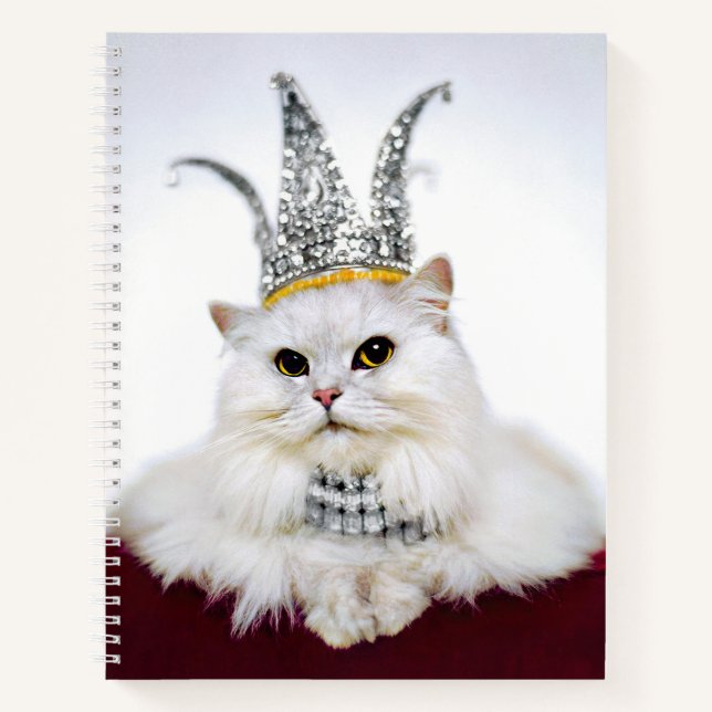 Cat in a Crown Notebook (Front)