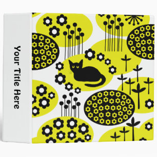 Cat in a Garden Binder