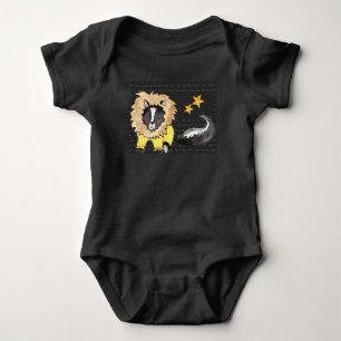 CAT IN A LION SUIT BABY ONE-PIECE BODYSUIT