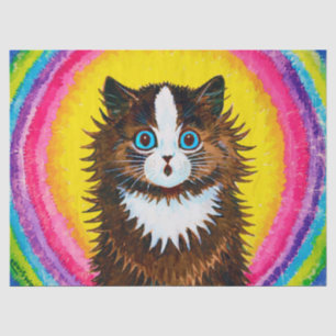 Cat in a Rainbow, Louis Wain Tissue Paper