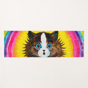 Cat in a Rainbow, Louis Wain Yoga Mat