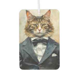 Cat in a Suit Air Freshener