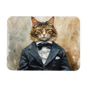 Cat in a Suit Magnet