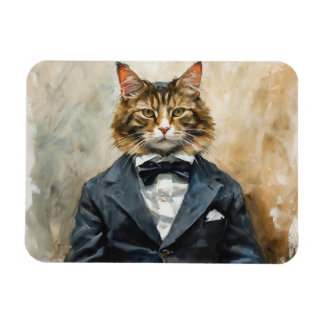 Cat in a Suit Magnet