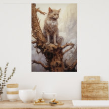 Cat In A Tree