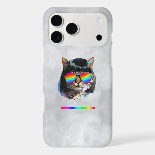 Cat in a Wig + Sunglasses (Painting #5 + RGB)
