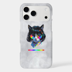 Cat in a Wig + Sunglasses (Painting #6 + RGB)