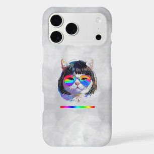 Cat in a Wig + Sunglasses (Painting #7 + RGB)