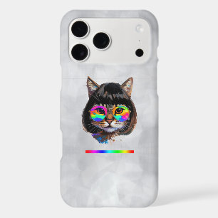 Cat in a Wig + Sunglasses (Painting #9 + RGB)