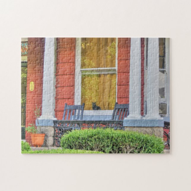 Cat in a Window Jigsaw Puzzle (Horizontal)