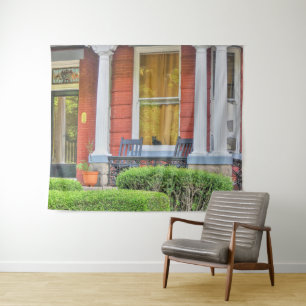 Cat in a Window Tapestry