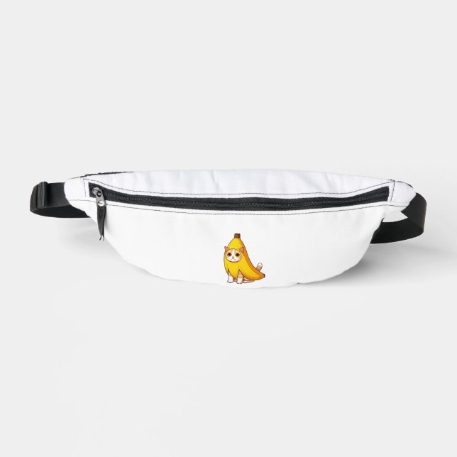 Cat in Banana Costume  Fanny Pack (Front)