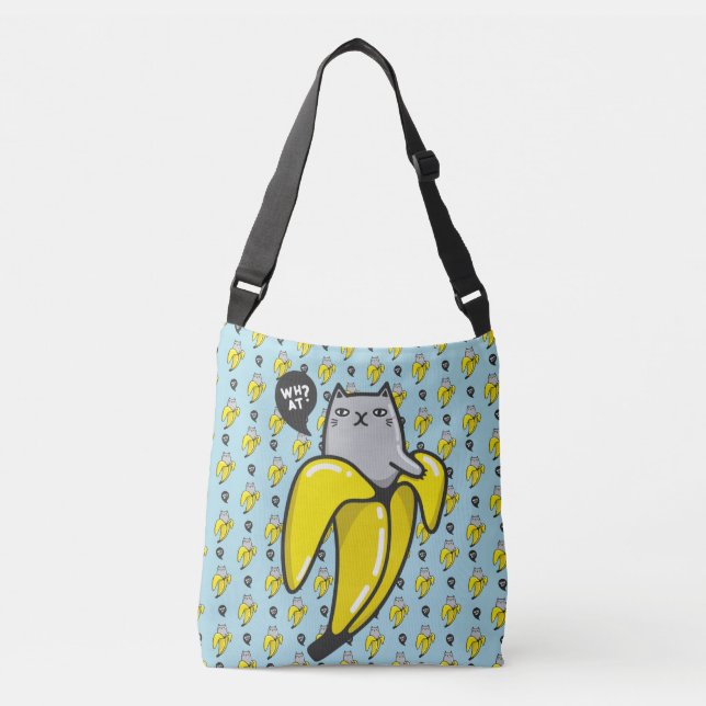 Cat in banana crossbody bag (Front)