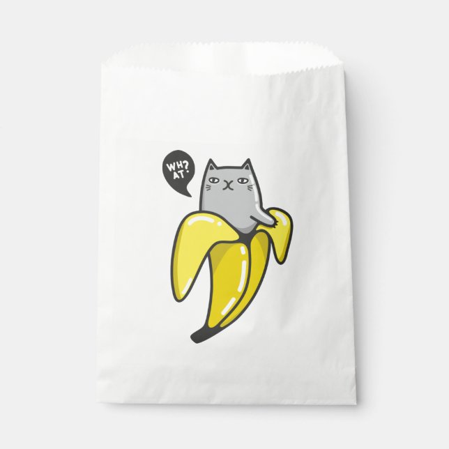 Cat in banana favour bag (Front)
