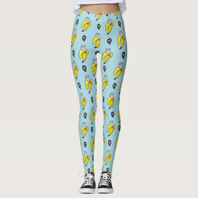 Cat in banana leggings (Front)