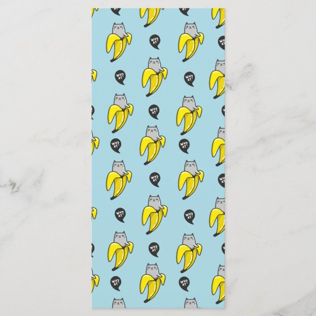 Cat in banana menu (Front)