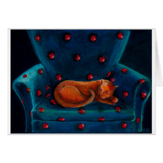 cat in chair