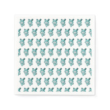 Cat in Cone Teal