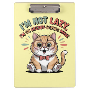 Cat in Energy Saving Mode Clipboard