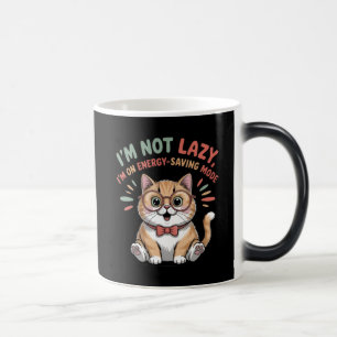 Cat in Energy Saving Mode Magic Mug
