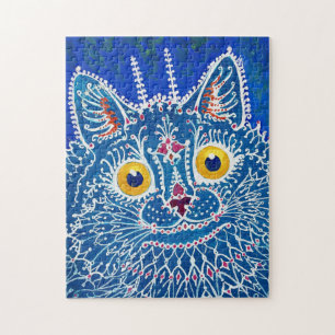 Cat in Gothic Style, Louis Wain Jigsaw Puzzle