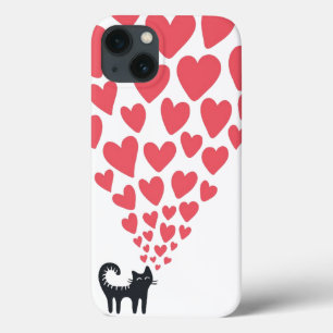 Cat in Love iPhone 13 Case