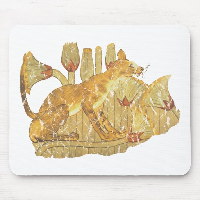 cat in marsh mouse pad (Front)