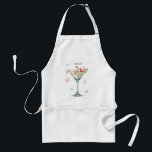 Cat in Martini Glass Standard Apron<br><div class="desc">Eat, drink, and be merry! | Avanti, the Global Humour Brandâ„¢ has been entertaining the world with its Feel Good Funny greeting cards for over 40 years. Our characters live life to the fullest and celebrate the humour in everyday life.</div>