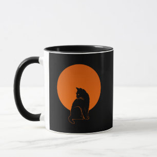 CAT IN MOONLIGHT MUG
