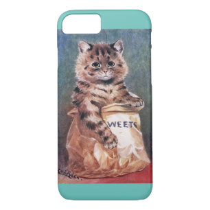 Cat in Paper Bag, Louis Wain Case-Mate iPhone Case