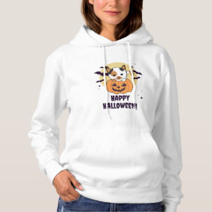 Cat In Pumpkin Sweet Cats Happy Halloween Hoodie