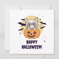 Cat In Pumpkin Sweet Cats Happy Halloween