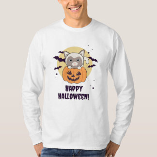 Cat In Pumpkin Sweet Cats Happy Halloween T-Shirt