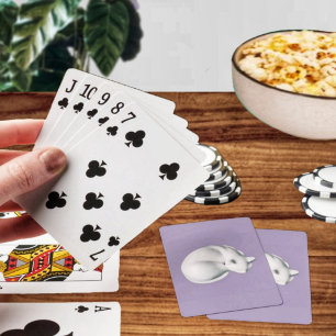 Cat In Repose-3 Playing Cards