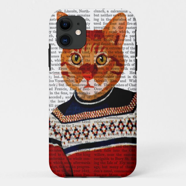 Cat in Ski Sweater 2 Case-Mate iPhone Case (Back)