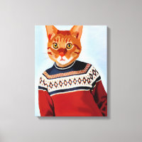 Cat in Ski Sweater