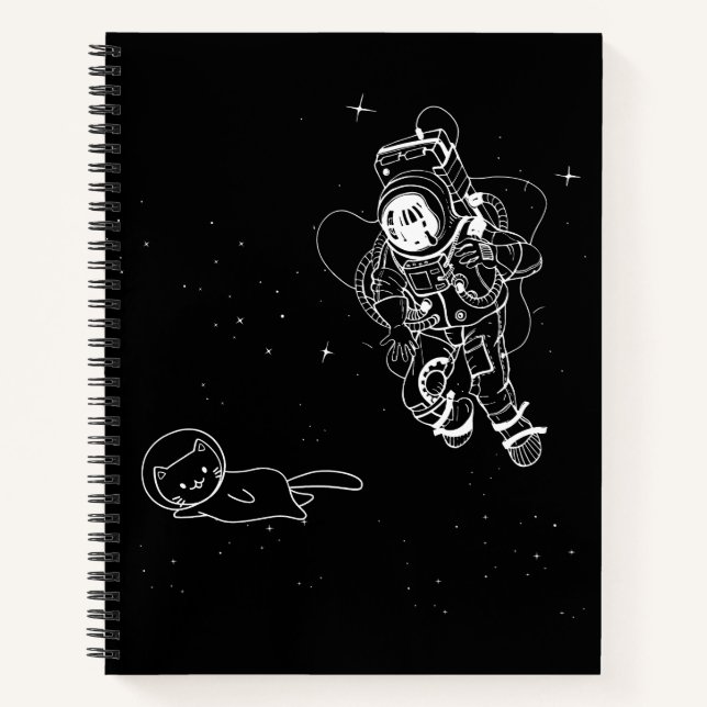 Cat in Space Notebook (Front)