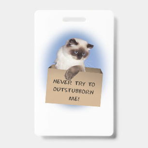 Cat in The Box Badge