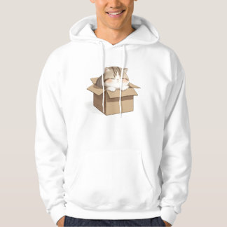Cat in the Box T-Shirt Hoodie