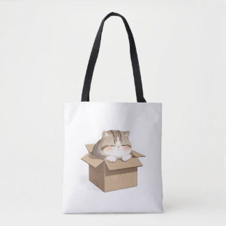 Cat In the box Tote Bag