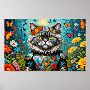 Cat In The Garden of Earthly Delights 2 Poster