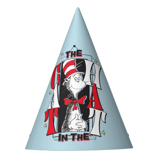 Cat In the Hat | B&W Text (Front)