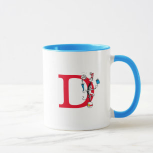 Cat in the Hat Balancing Act Monogram D Mug