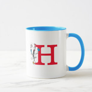 Cat in the Hat Balancing Act Monogram H Mug