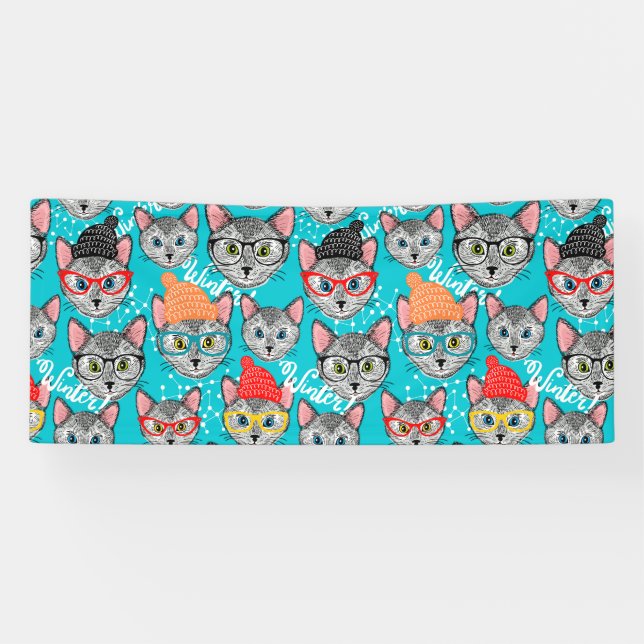 Cat in the hat banner (Horizontal)